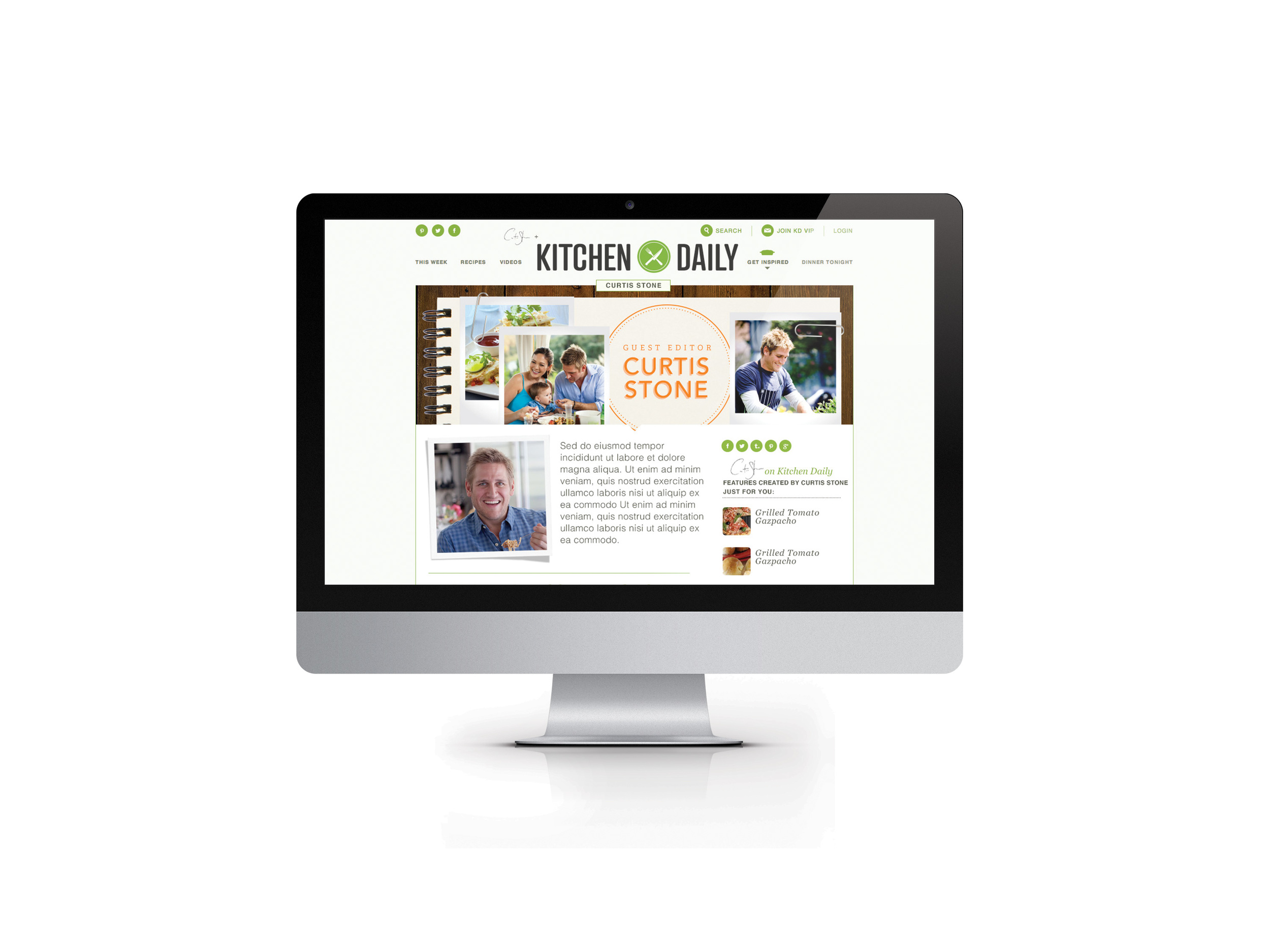 Kitchen Daily Guest Editor Pages