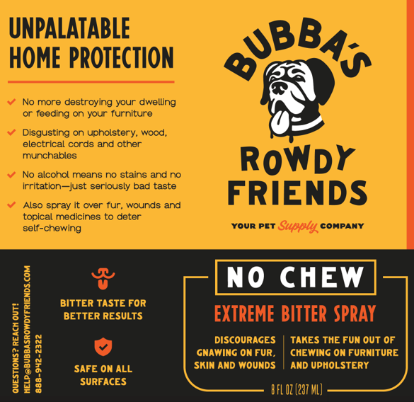  No Chew Extreme Bitter Spray Packaging 