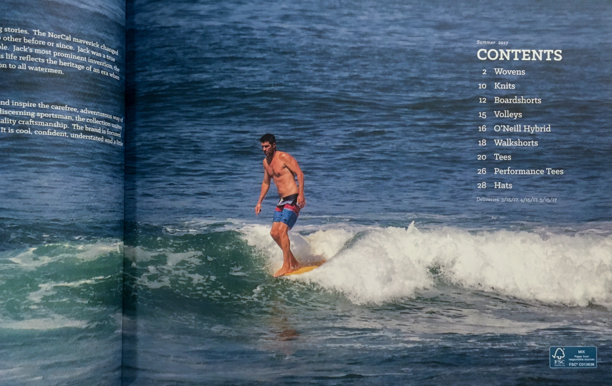 Jack O'Neill Summer "17 Catalog