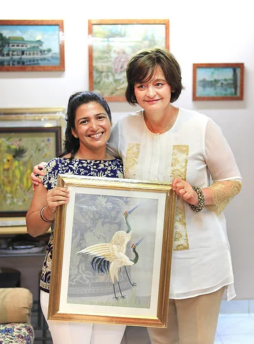 Meeting with Mrs. Cherie Blair on July 15th, 2014.