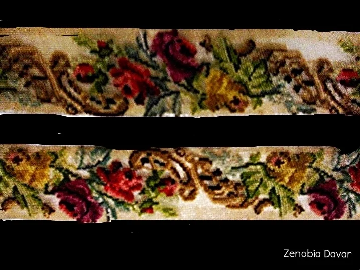 Petite point border
