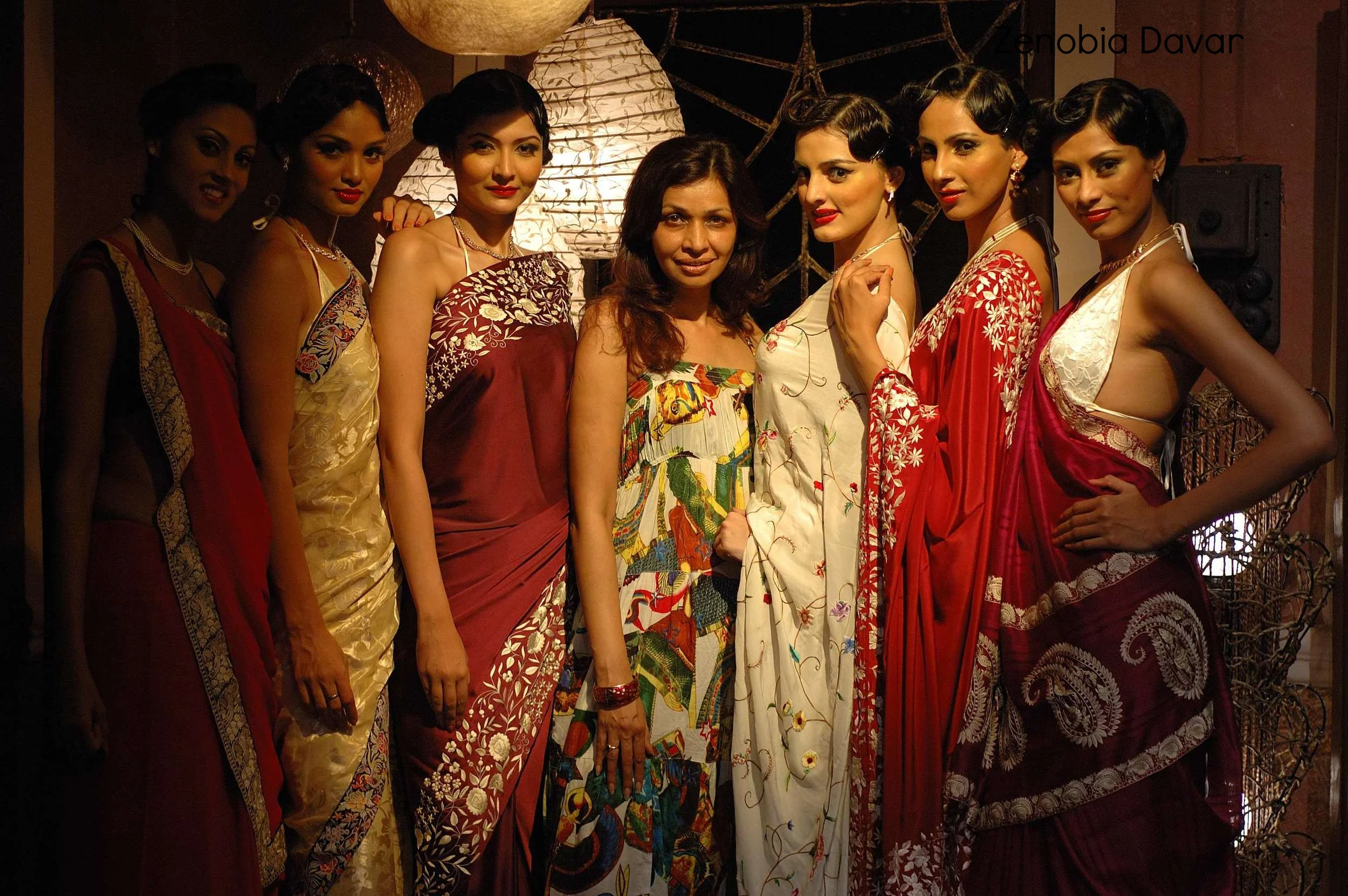 Authentic Hand Embroidered  Parsi Gara Saris.