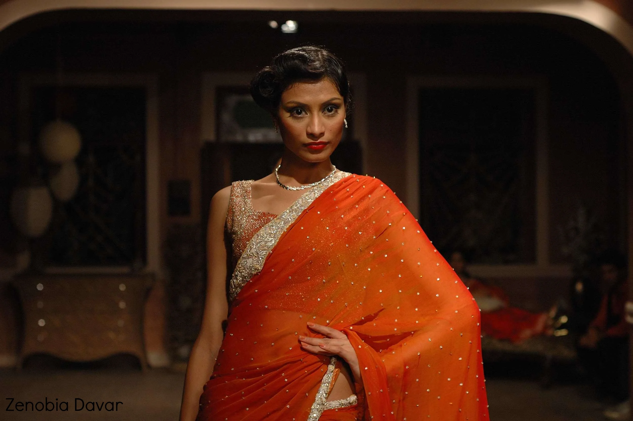 Real Zari Border Sari