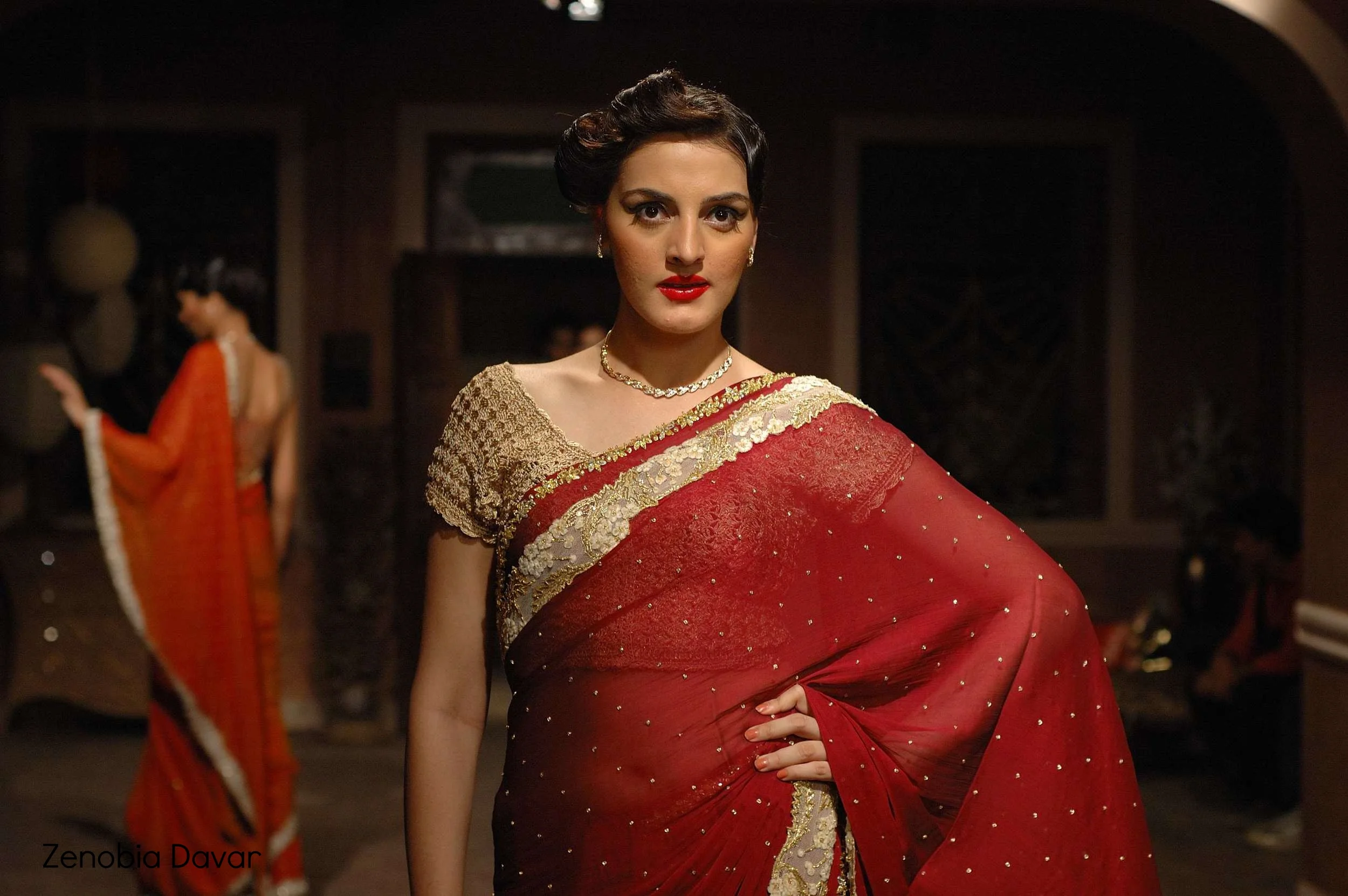 Real Gold Zari border