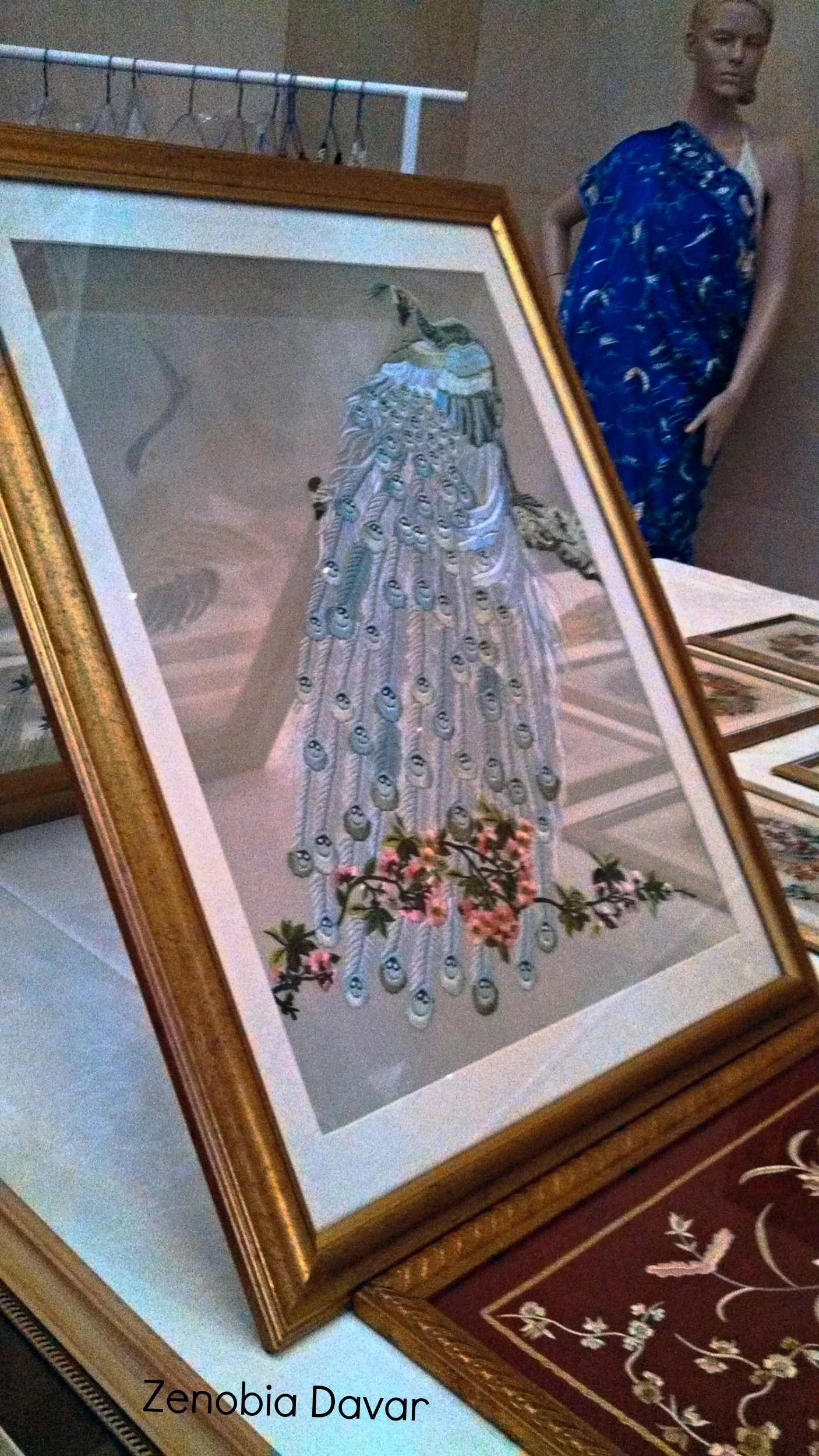 Authentic Hand Embroidered Frame.