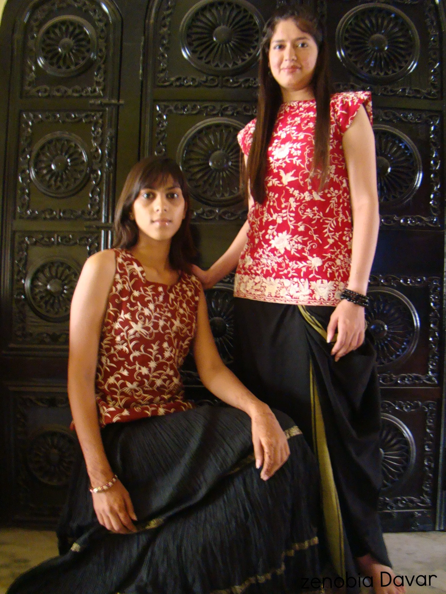 Gara Embroidery for Party Wear.