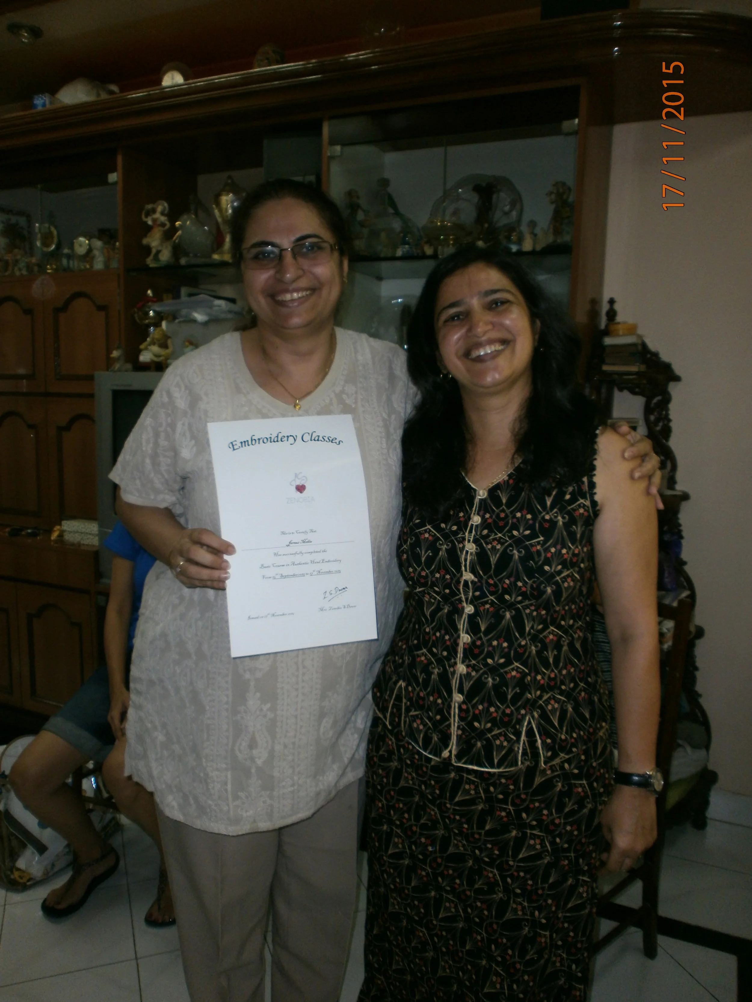 Basic course in Hand embroidery