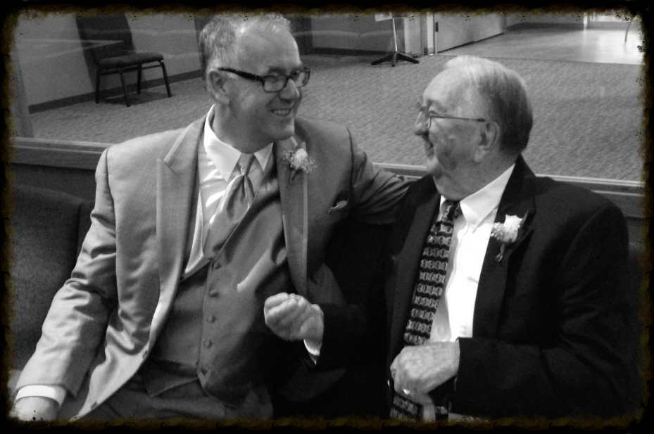 A golden opportunity for me to talk face-to-face with the best dad-in-law ever. And I'm sure we weren't talking about technology!