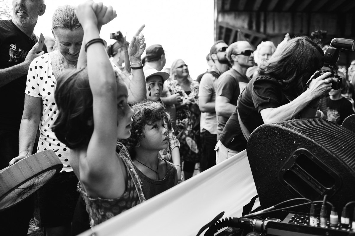 Greenpeace New Zealand stop deep sea oil protest black and white children photography