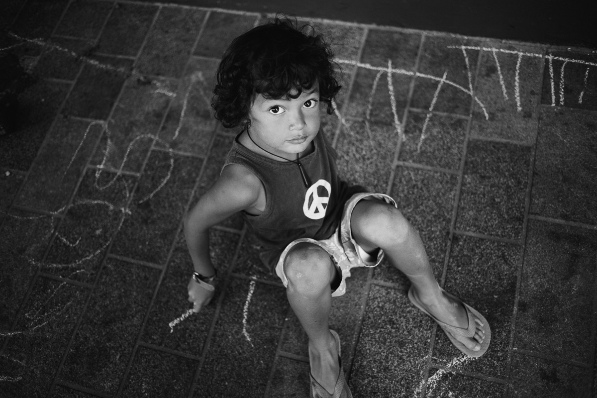Greenpeace New Zealand stop deep sea oil protest black and white children photography