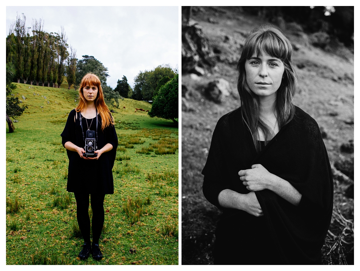 ellen richardson dawn chapman photography auckland, rainy portraits cornwall park vsco film