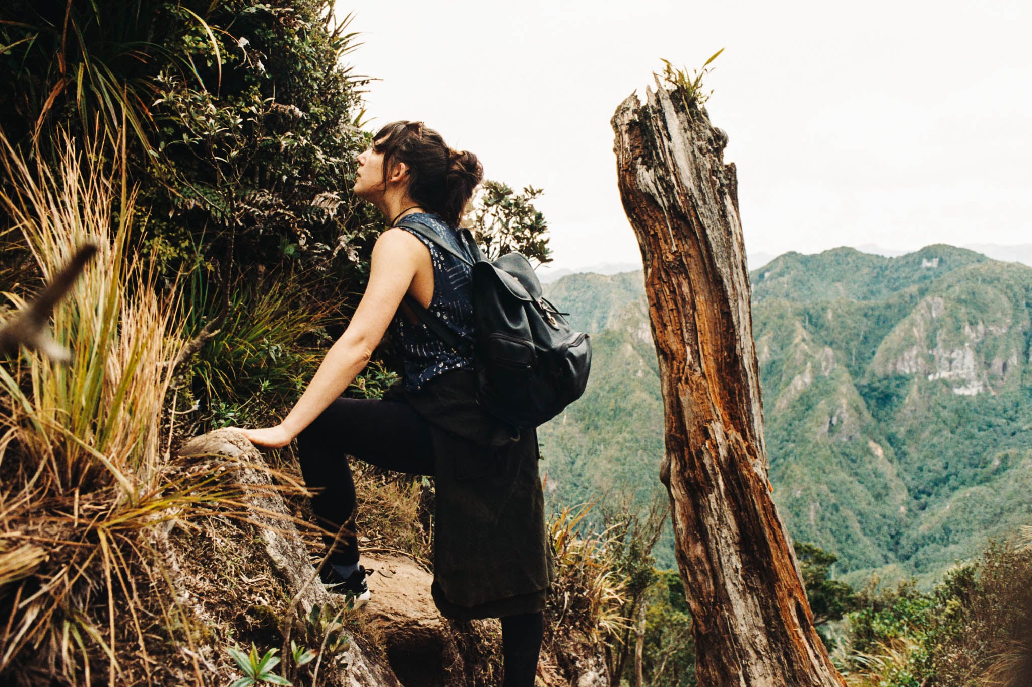  My first self-portrait on film 750m high 