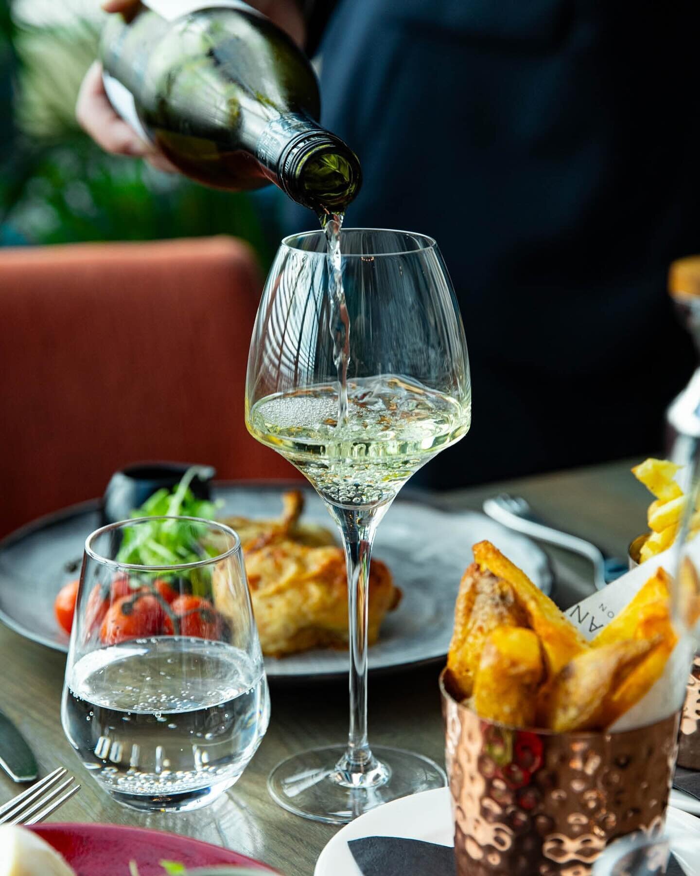 No better place to spend a winter afternoon than @cyan.brighton nestled inside @thegrandbrighton. Indulge in warming classics from the seasonal menu, perfectly paired with delicious wines, and when that sunlight hits... oof ✨️⁠