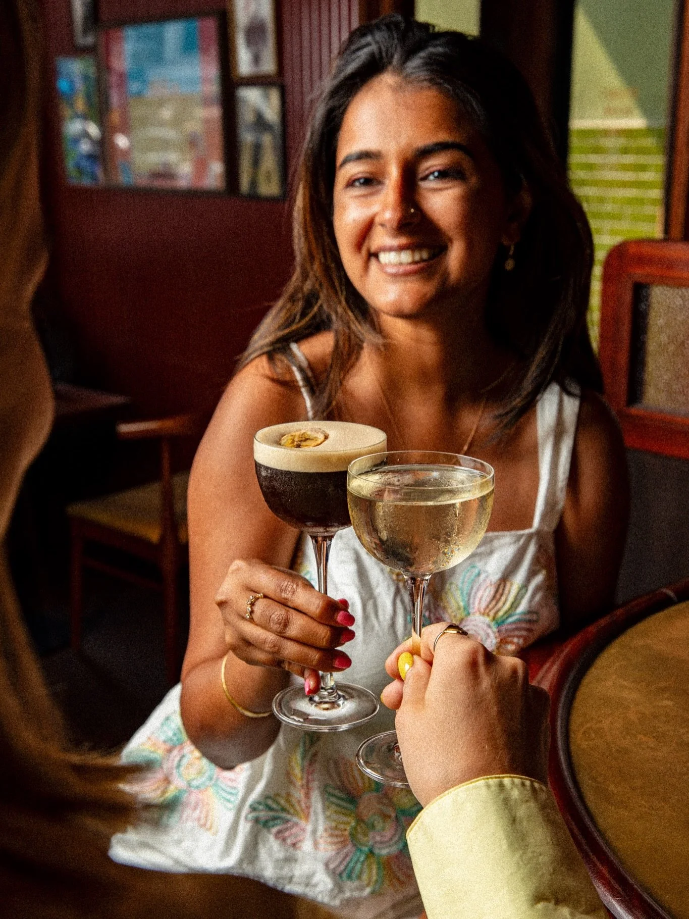 @dishoompermitroom never misses when it comes to cocktails, be it an orange wine or chai caf&eacute; martini, or even just keeping it classic 🍸️