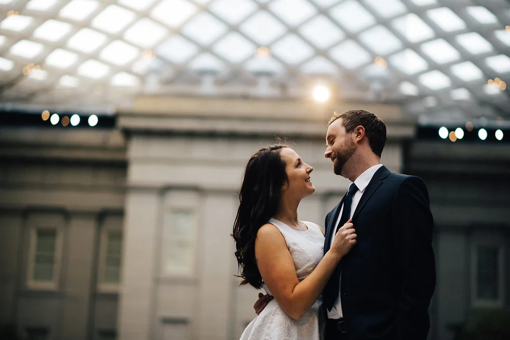 The National Portrait Gallery and American Art Museum have a beautiful atrium dividing them. It's able to be rented out for events and I cannot imagine how gorgeous a wedding would be with this as the setting. Gyahhhh. I love DC. 