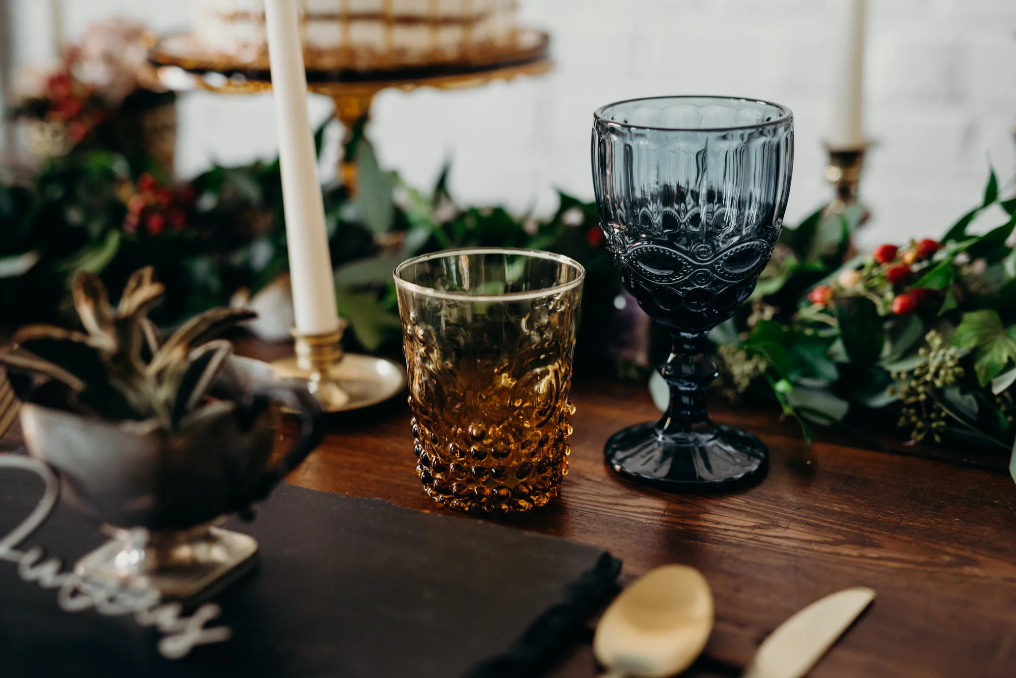 Absolutely love these vintage inspired glasses that I picked up at World Market .