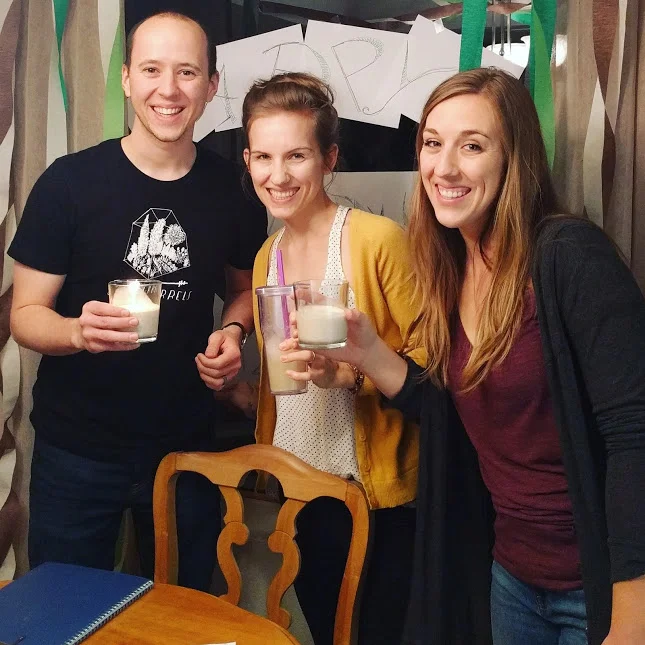 Stephen and sister drank liquids through those weeks too. This was on his birthday.