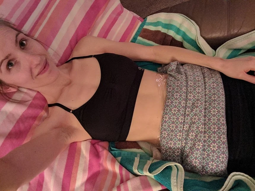 Hours of castor oil packs every day