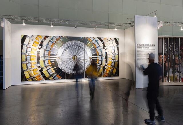 Pics from my recent Super Collider painting installation at the LA Art Show 2020. Thanks @homeirastyle for your constant support  #painting #contemporaryart #fineart #laartshow2020 #art #losangeles