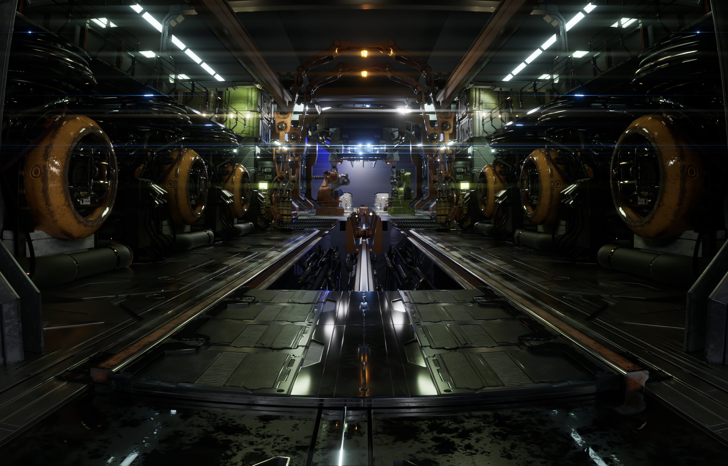 Production Image of "the Line"