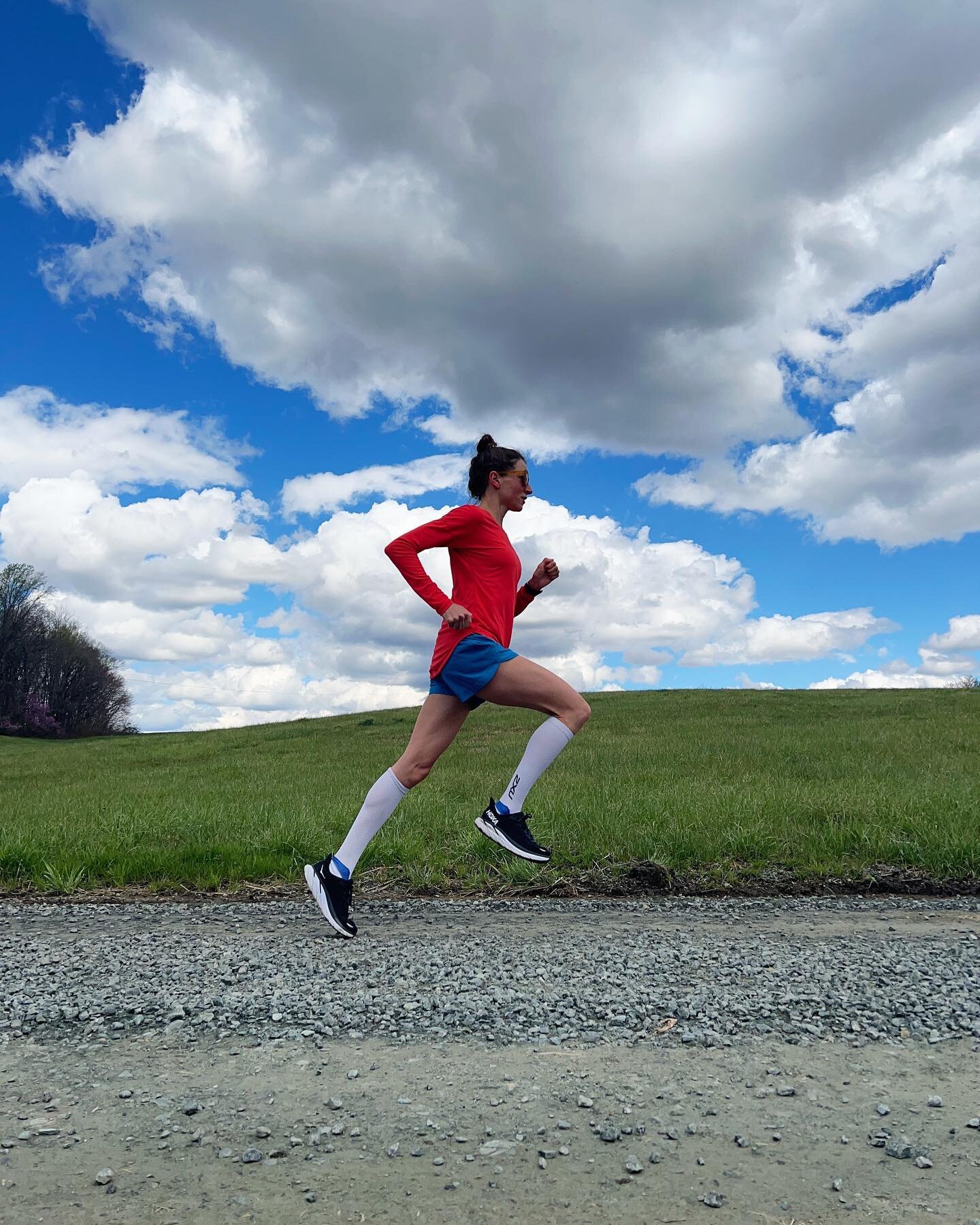 Swipe to help me run! ➡️

11 miles for this morning&rsquo;s long run, including just over 9 with my friend Rachel, to kick off the weekend just right. 🎉 A brisk just over 50 degrees with a breeze, plus lots of nice clouds and conversation.

Crazy to