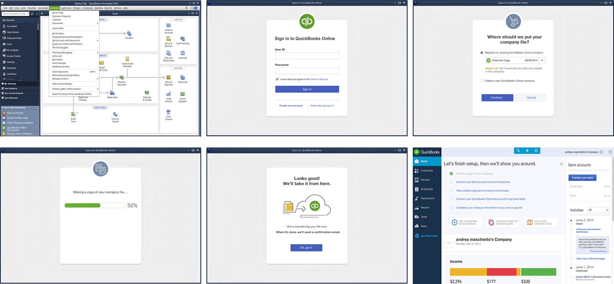 New data migration flow and designs