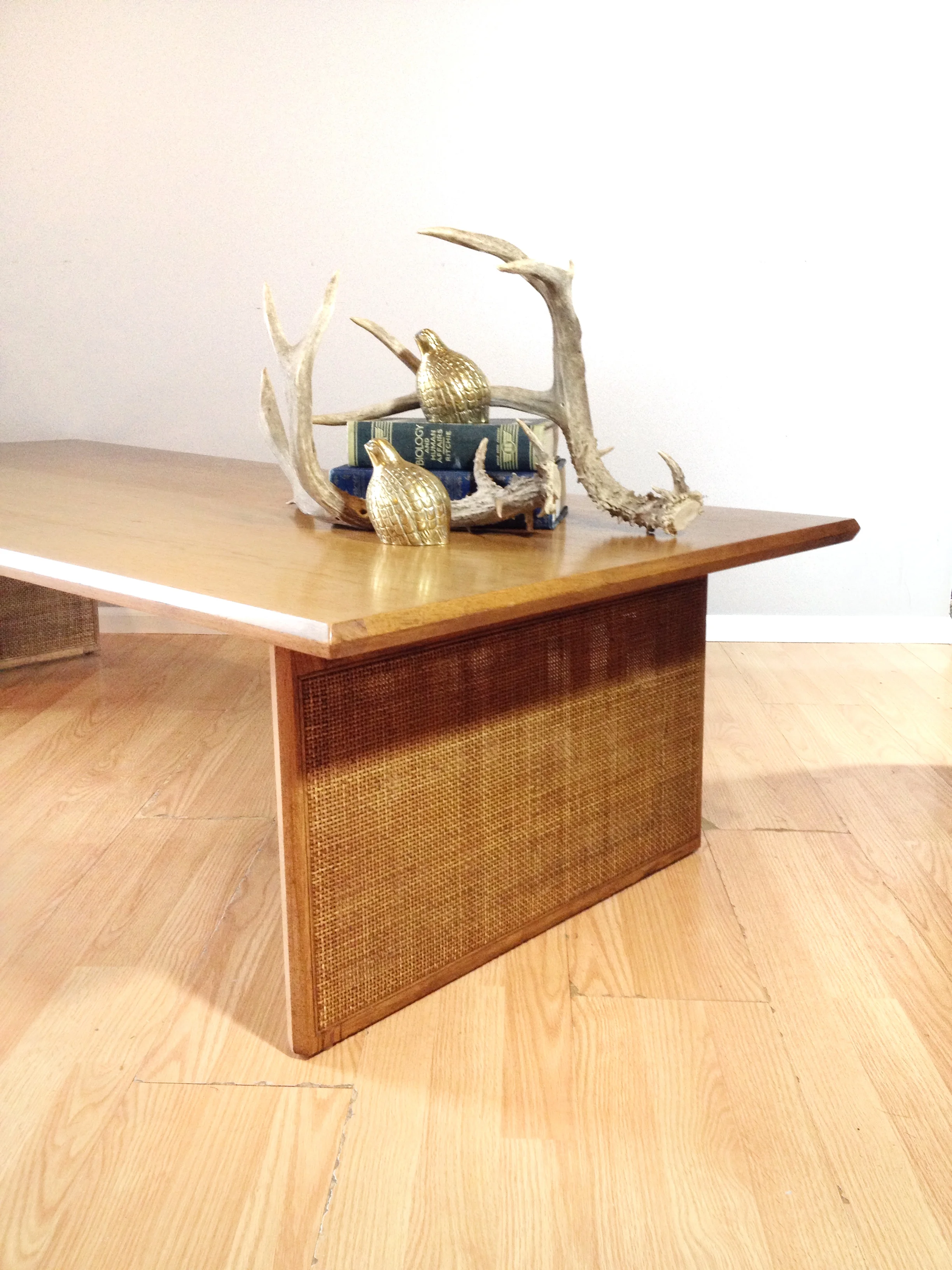HUGE mid century modern coffee table.