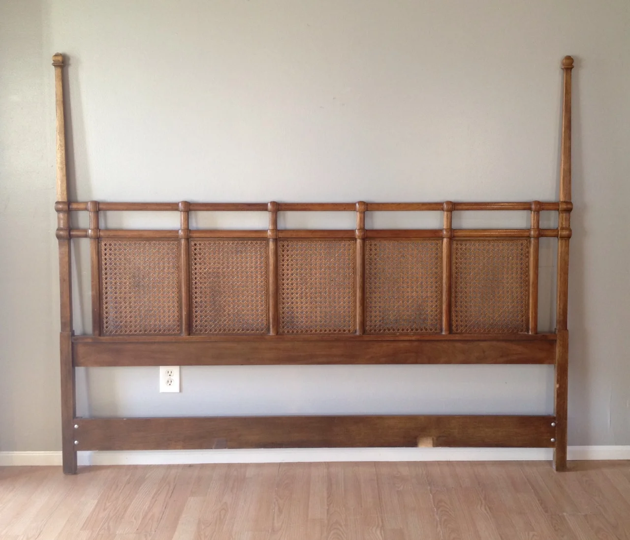 vintage Drexel Accolade king headboard.