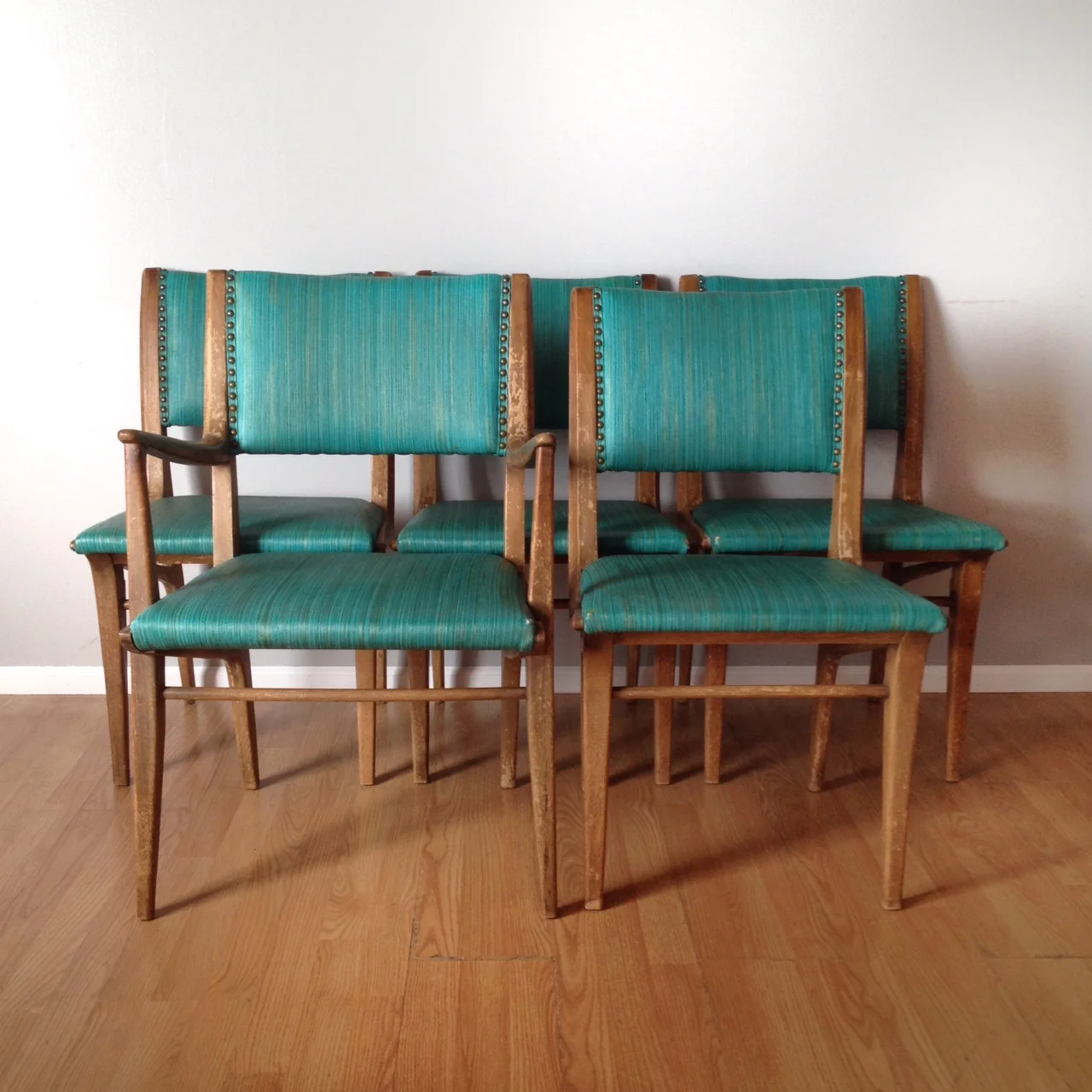 set of 5 Drexel Profile dining chairs.
