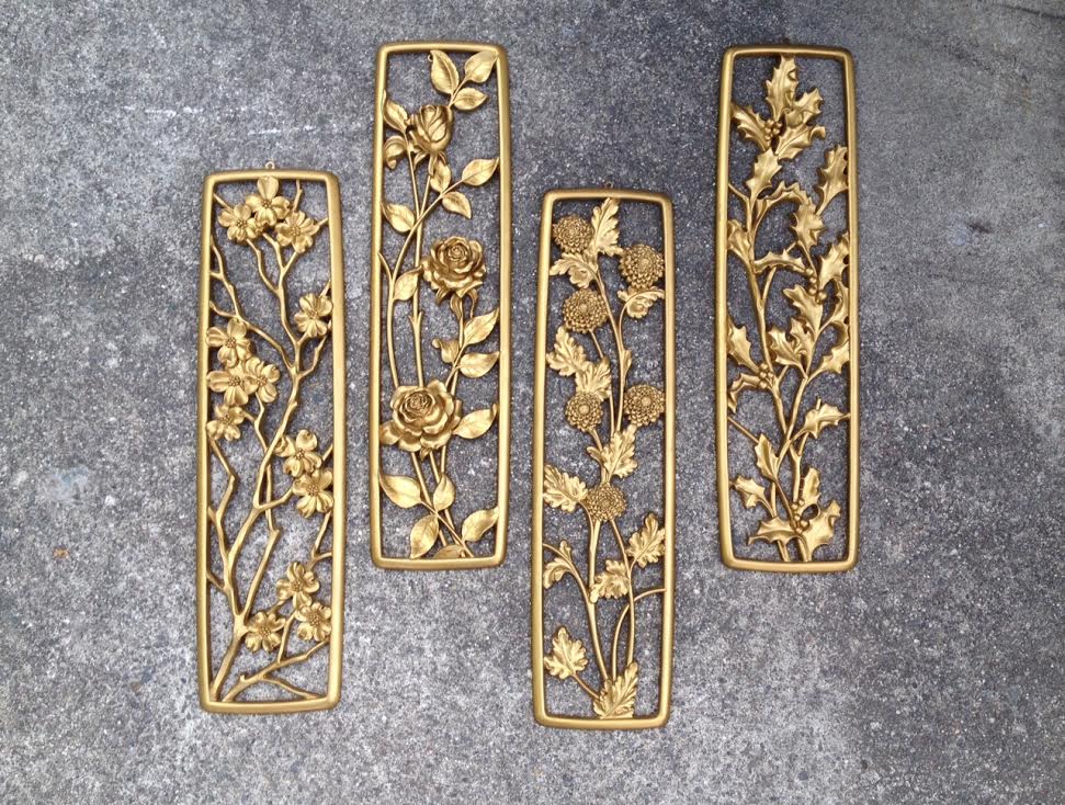 vintage 1960's four seasons wall decor.