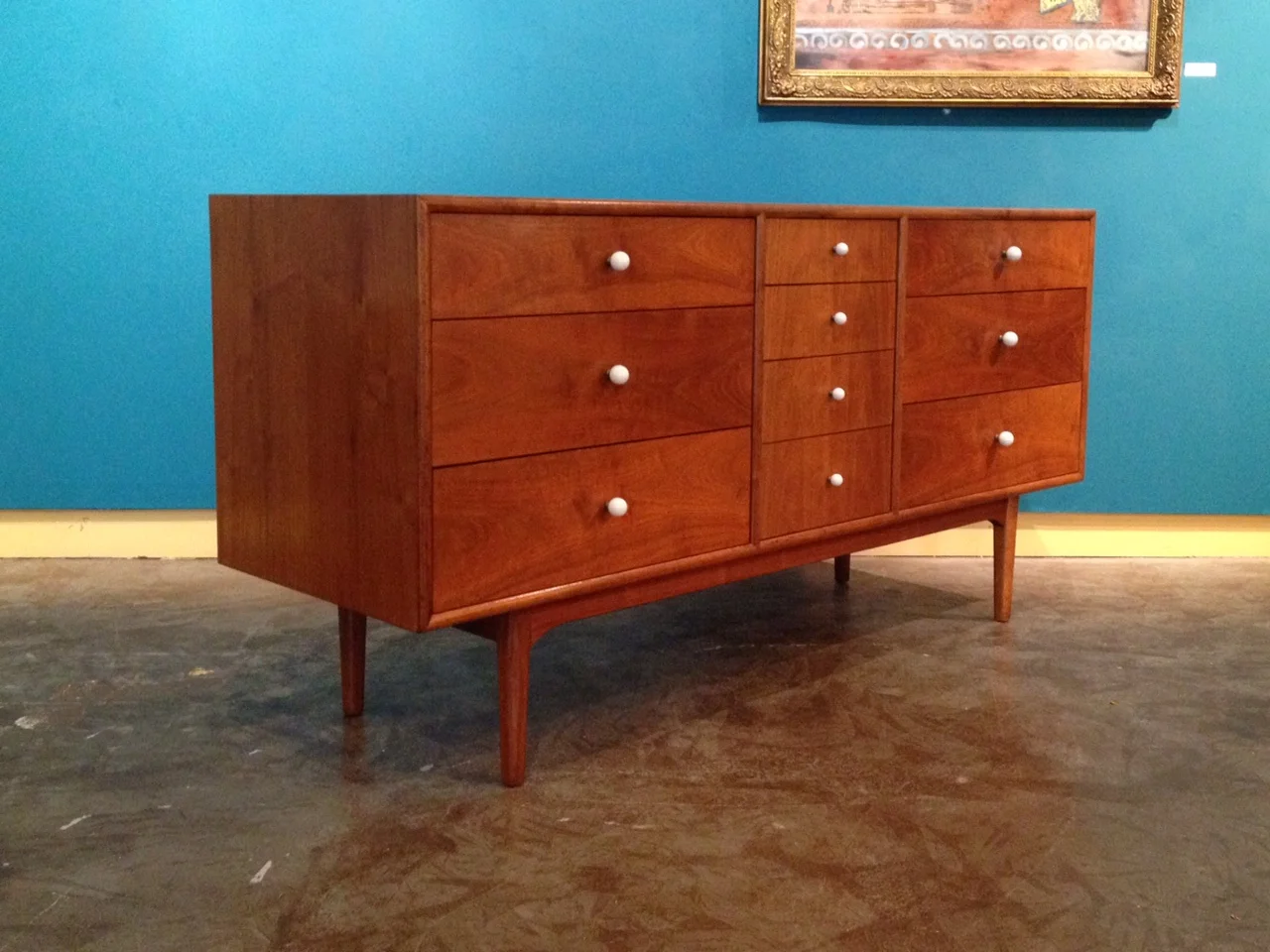 vintage Drexel Declaration 10 drawer dresser.