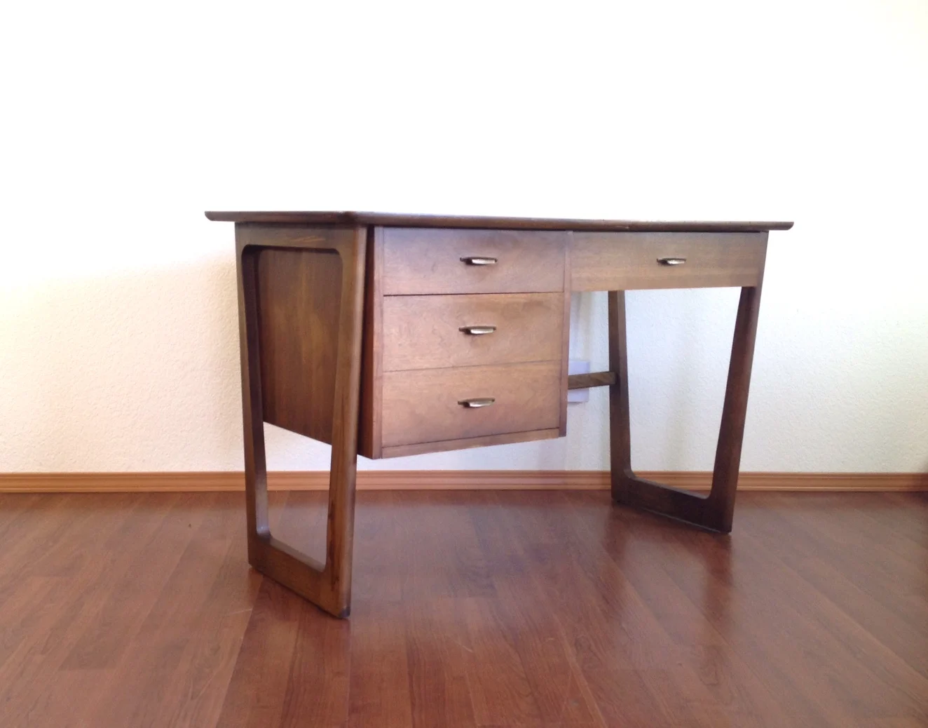vintage mid century modern desk.