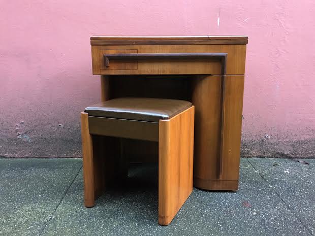 Vintage Art Deco Expandable Desk