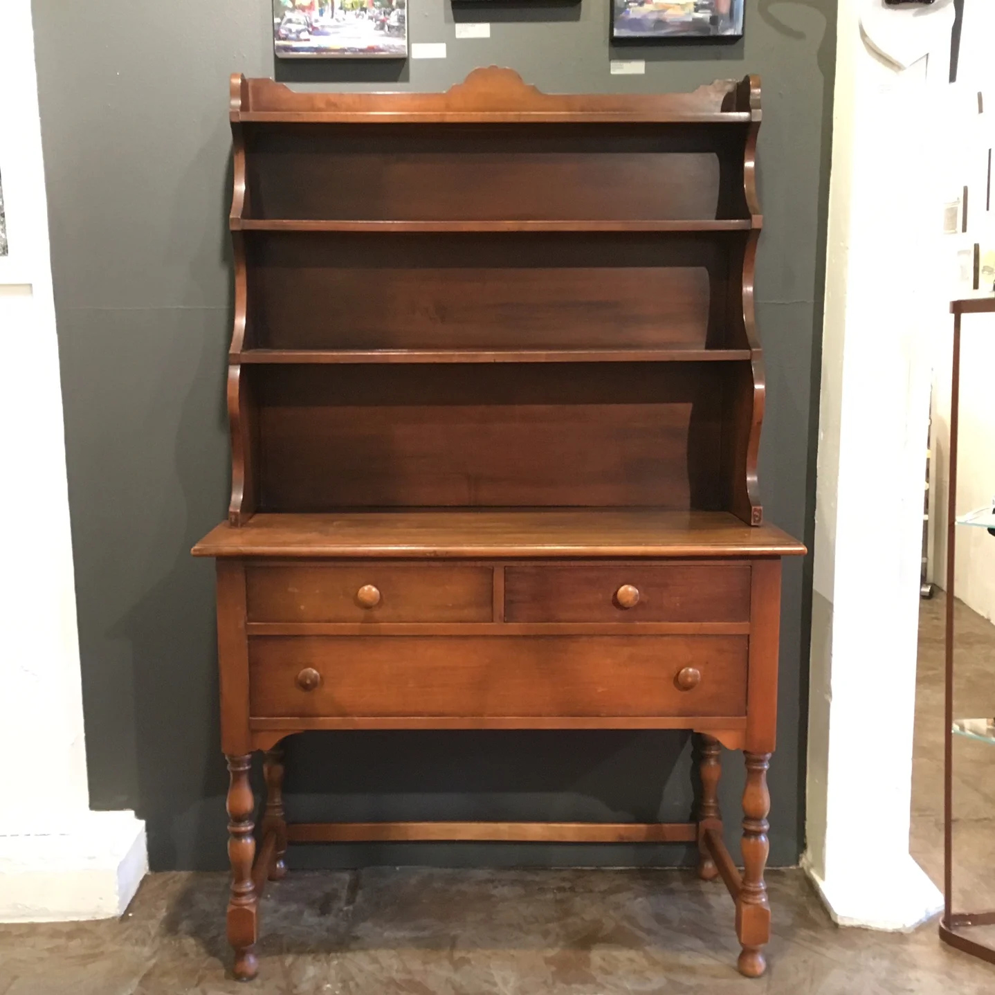 vintage buffet and hutch by Tomlinson Furniture.