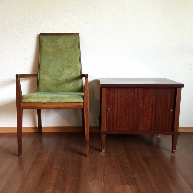 mid century modern record cabinet.