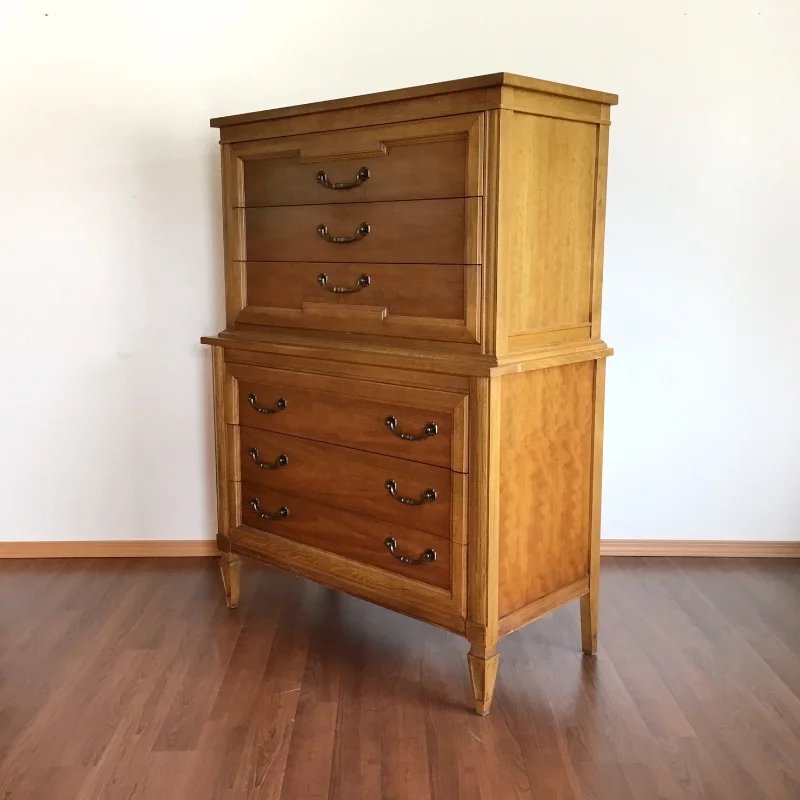 vintage mid century highboy by Thomasville.