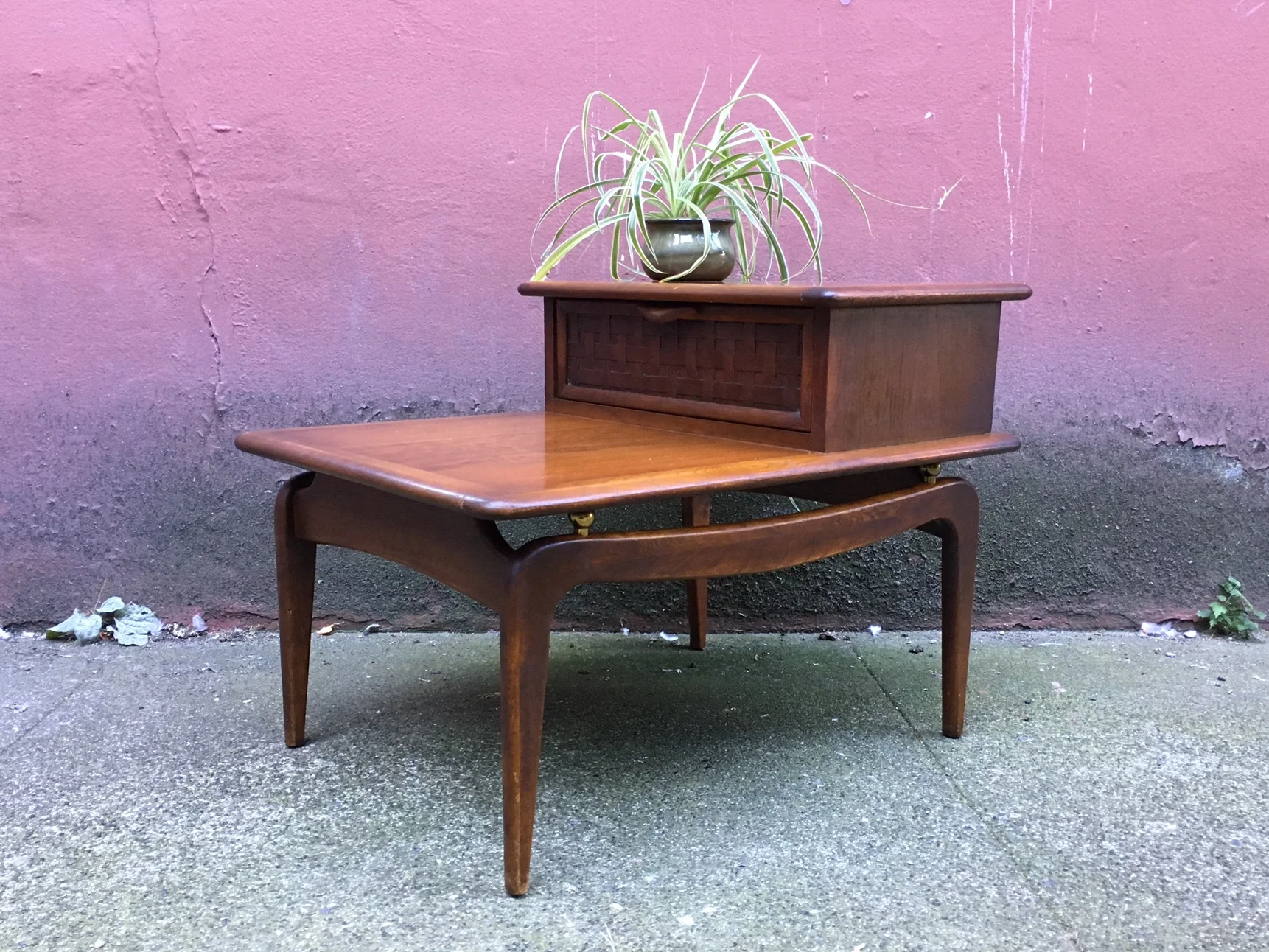 vintage mid century modern Lane Perception end table.