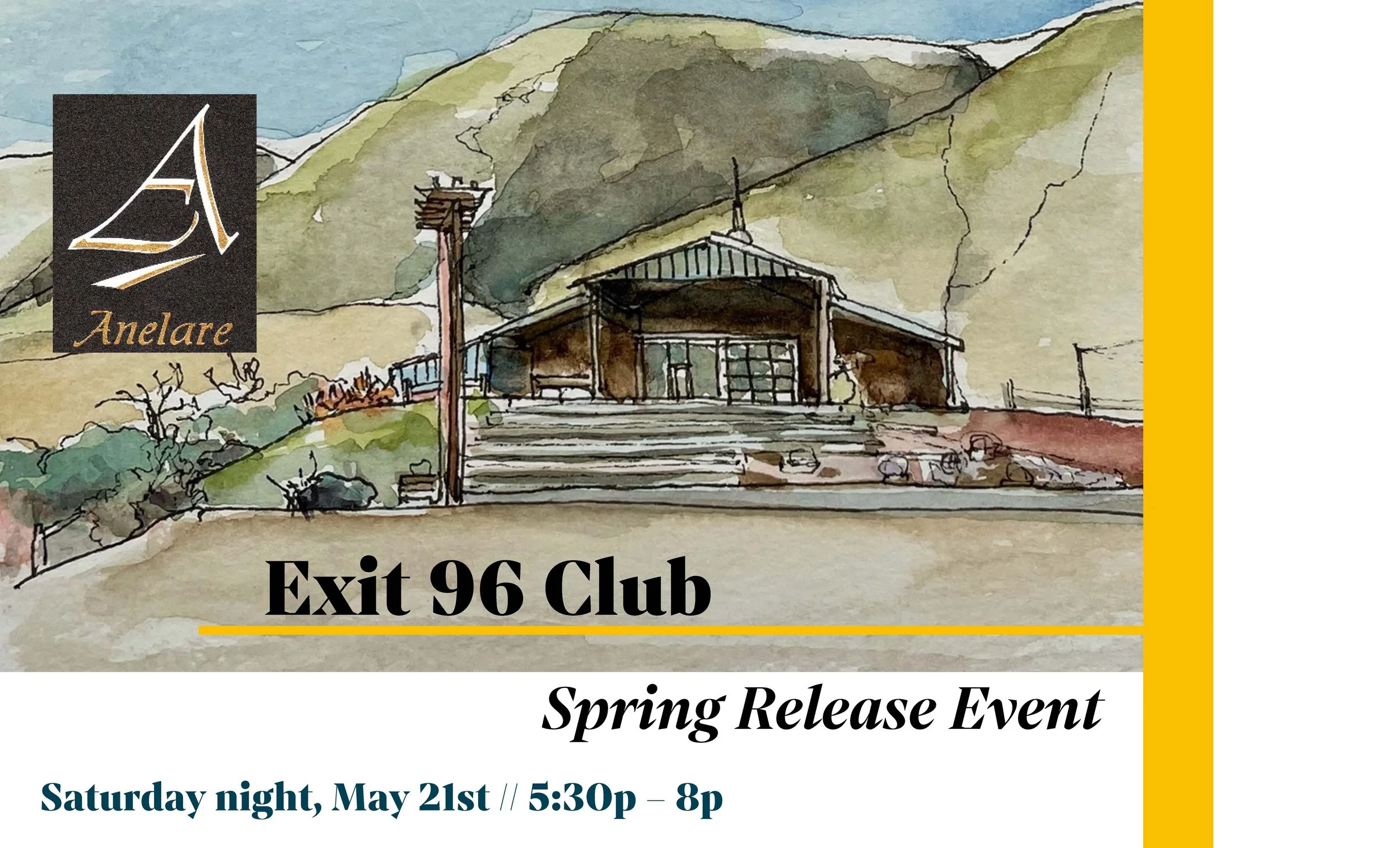 Exit 96 Spring Wine Club Release