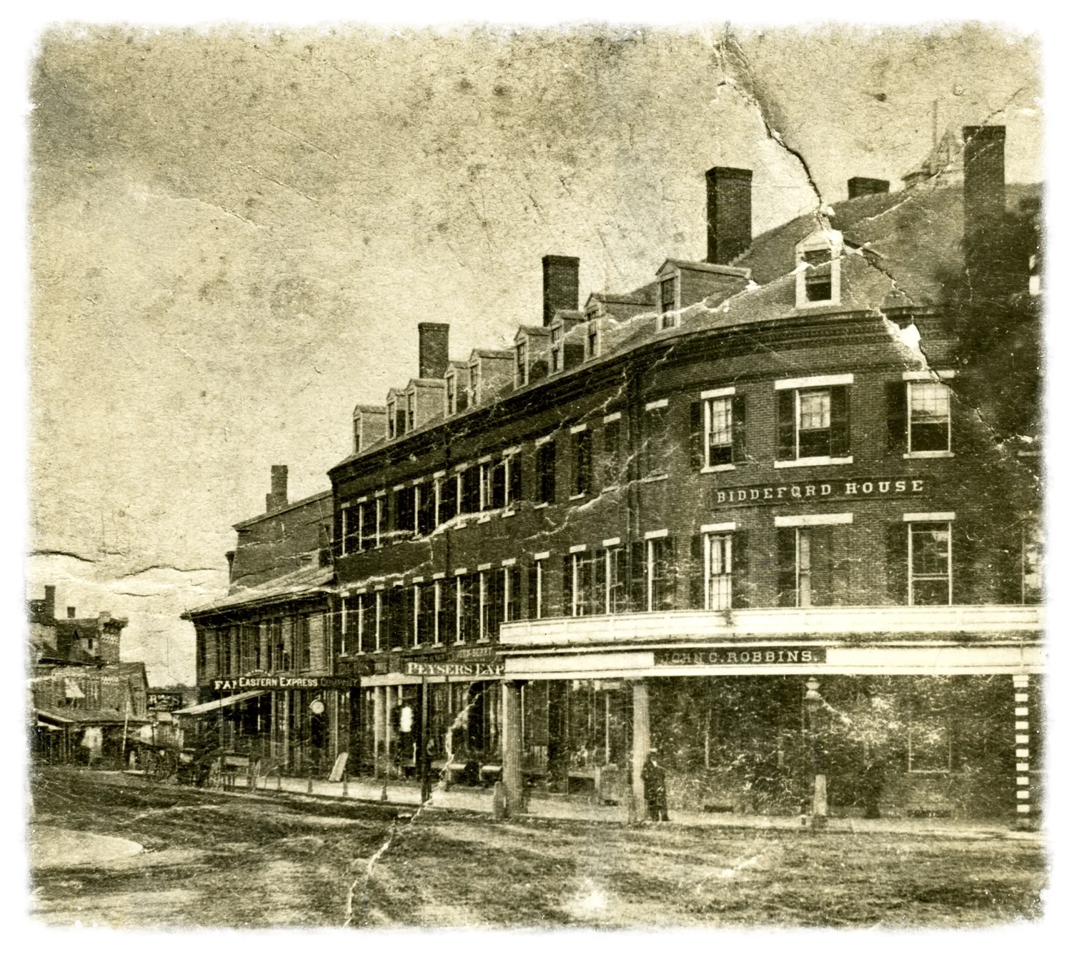 He found it as a brickmaker in Biddeford, Maine, nearly 200 miles away. He became the city's first permanent French-Canadian settler. Photo courtesy of McArthur Public Library.