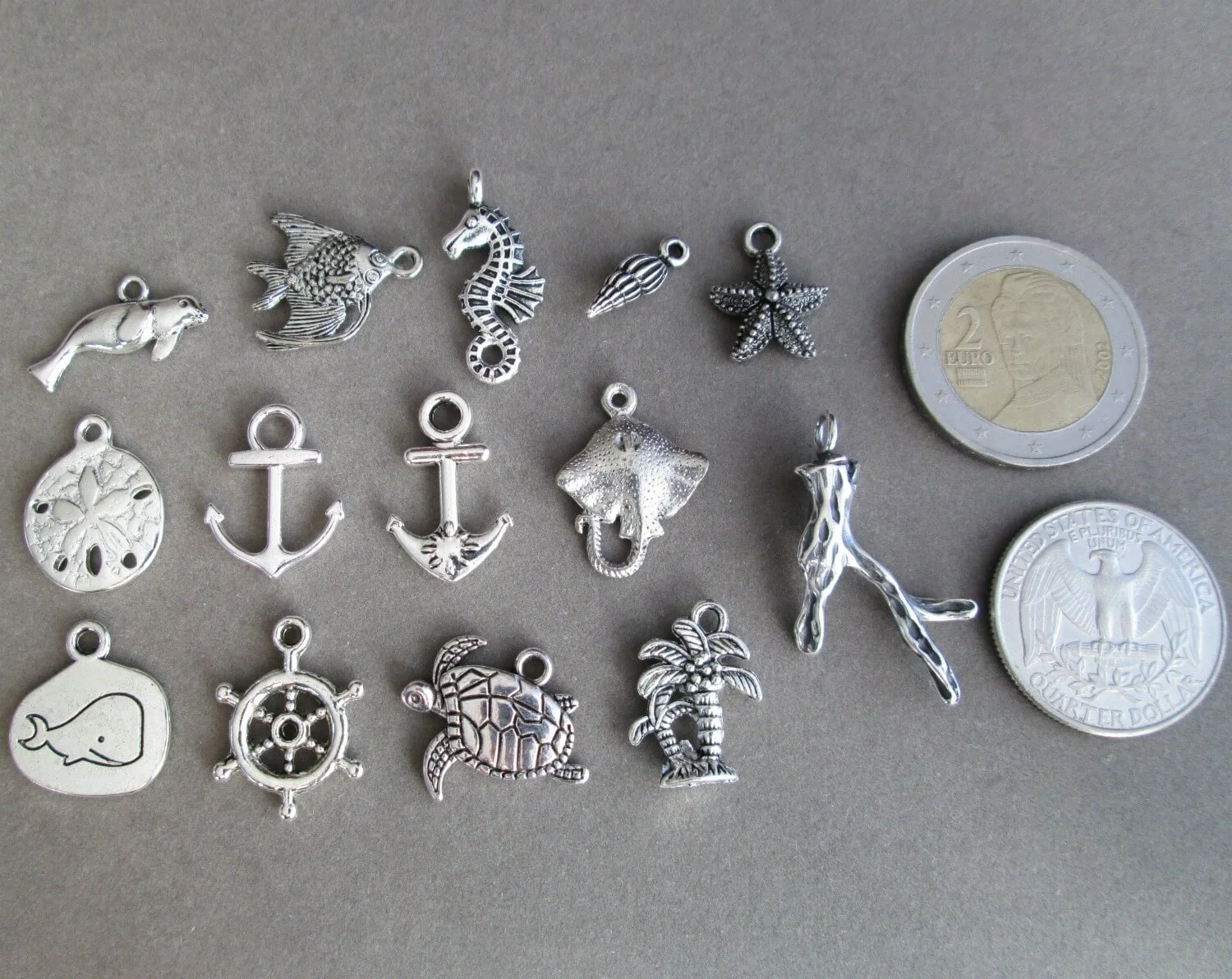Charm Add-Ons: Sea Beach-Themed Pendant Charms —