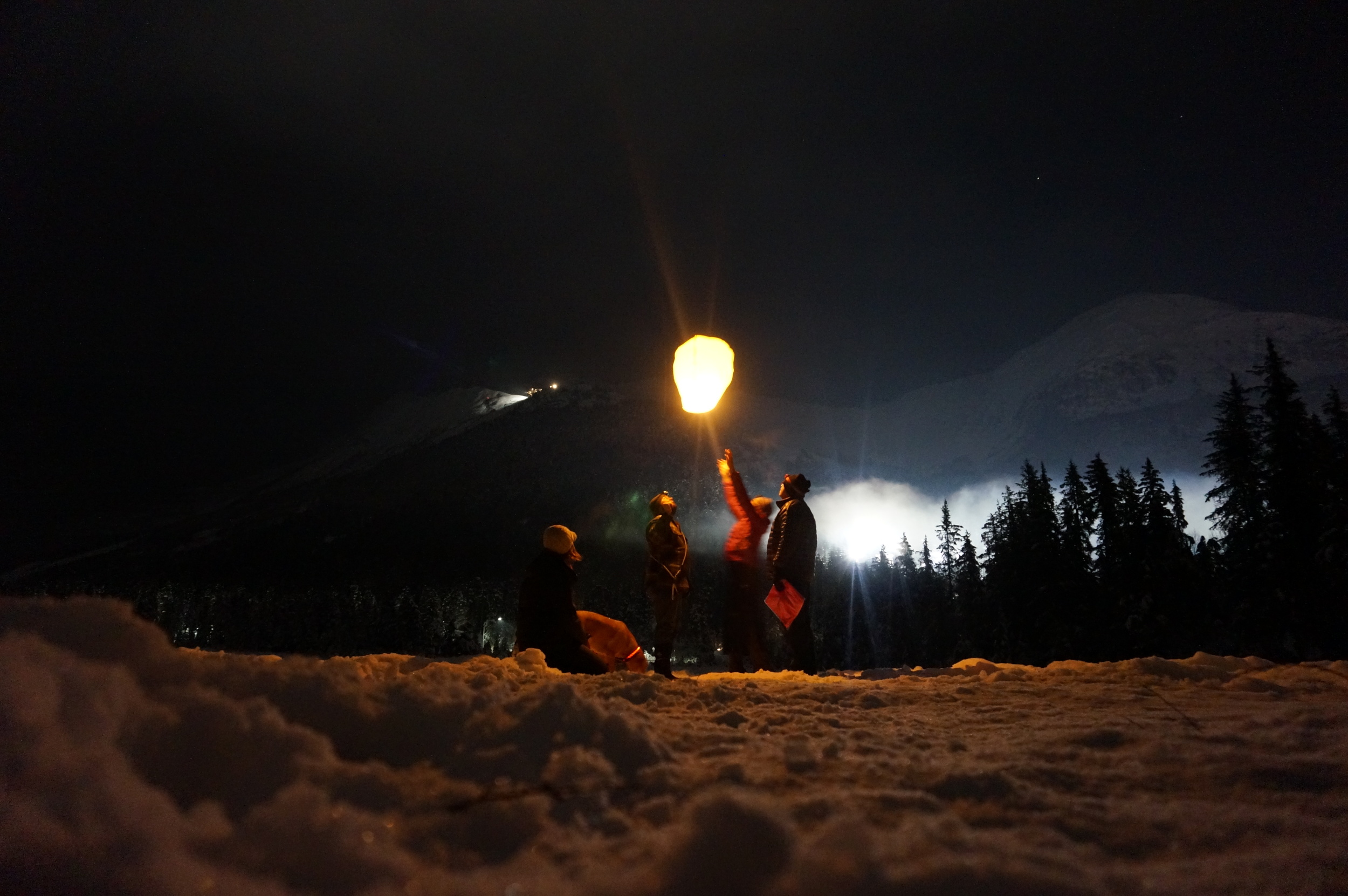 The end of the year always comes with a focus on intentions. Releasing a lantern to the universe.