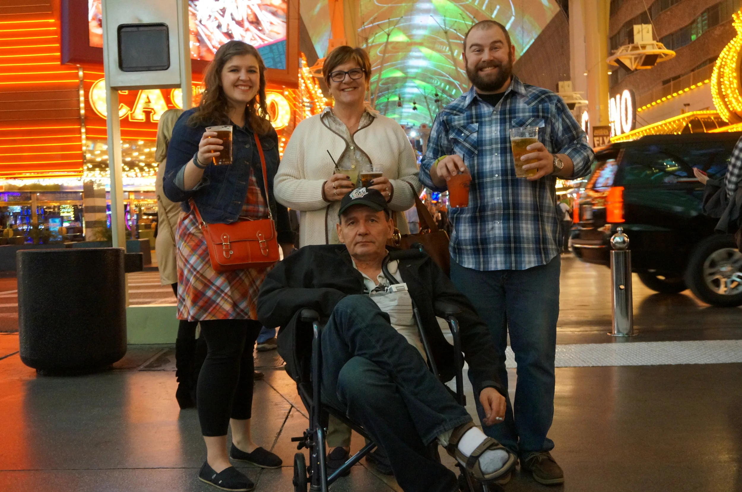 My future in-laws on Fremont street.