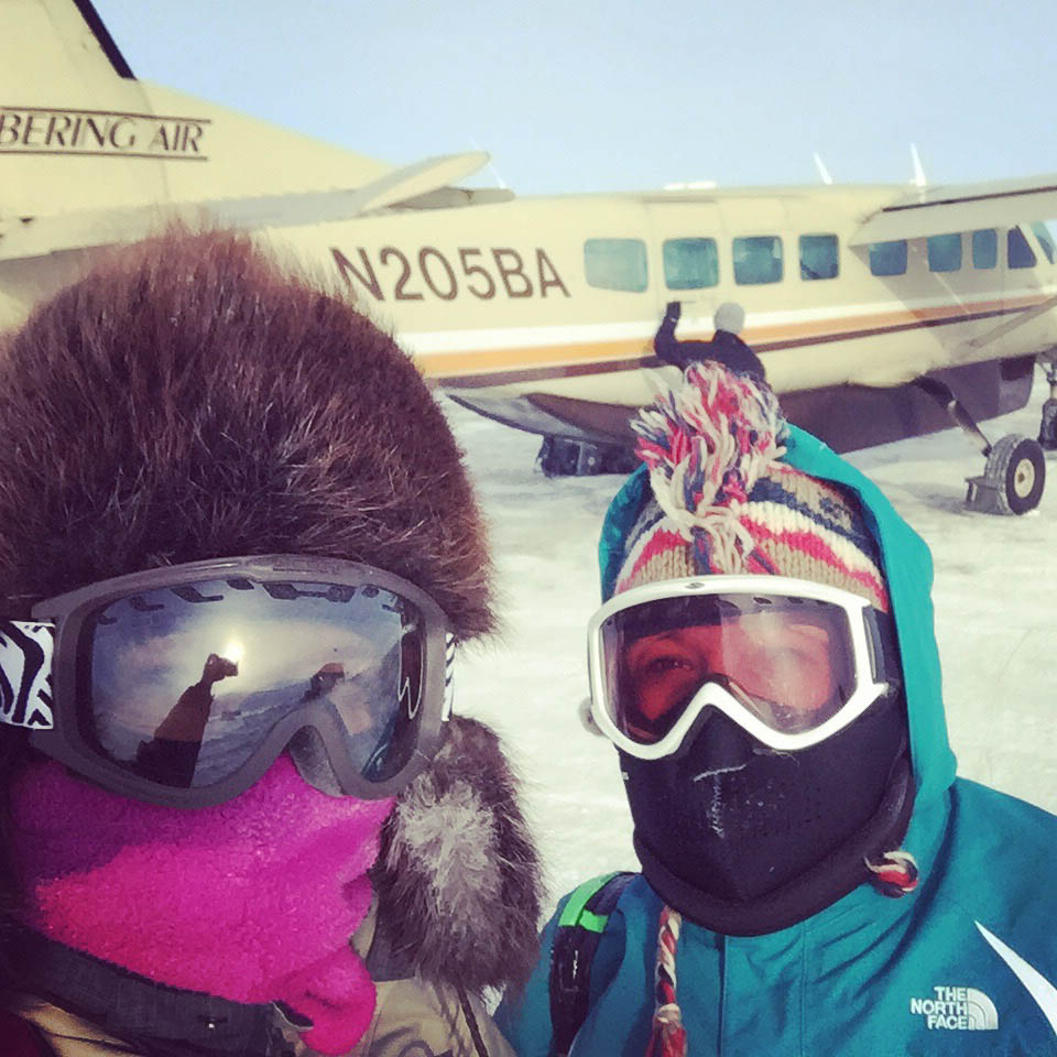 Beth and I head to Nome.
