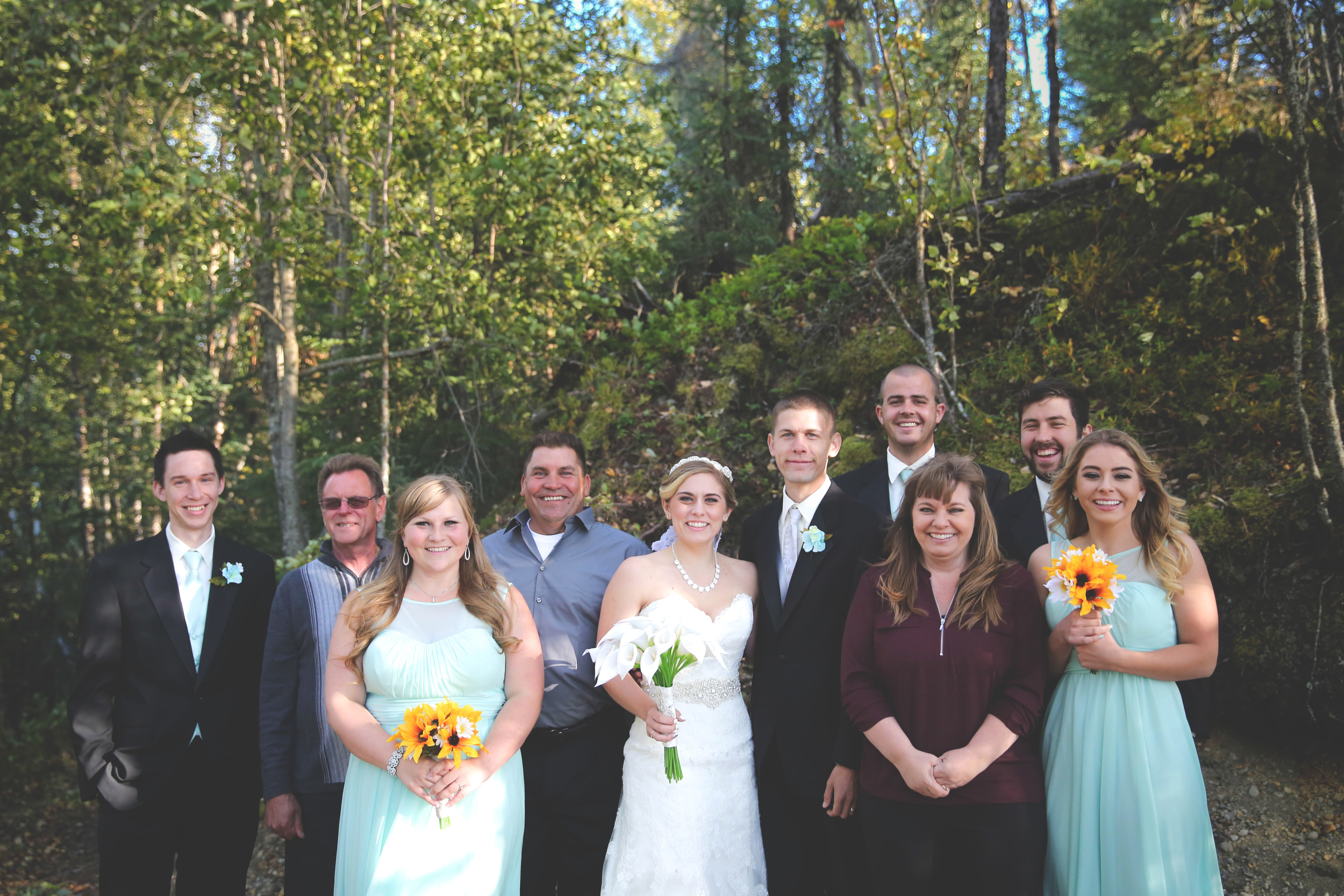 The whole group! I just have to say, everyone was so fun and I love the genuine laughter in this photo. And thanks to Jonny for being such a good sport. :)