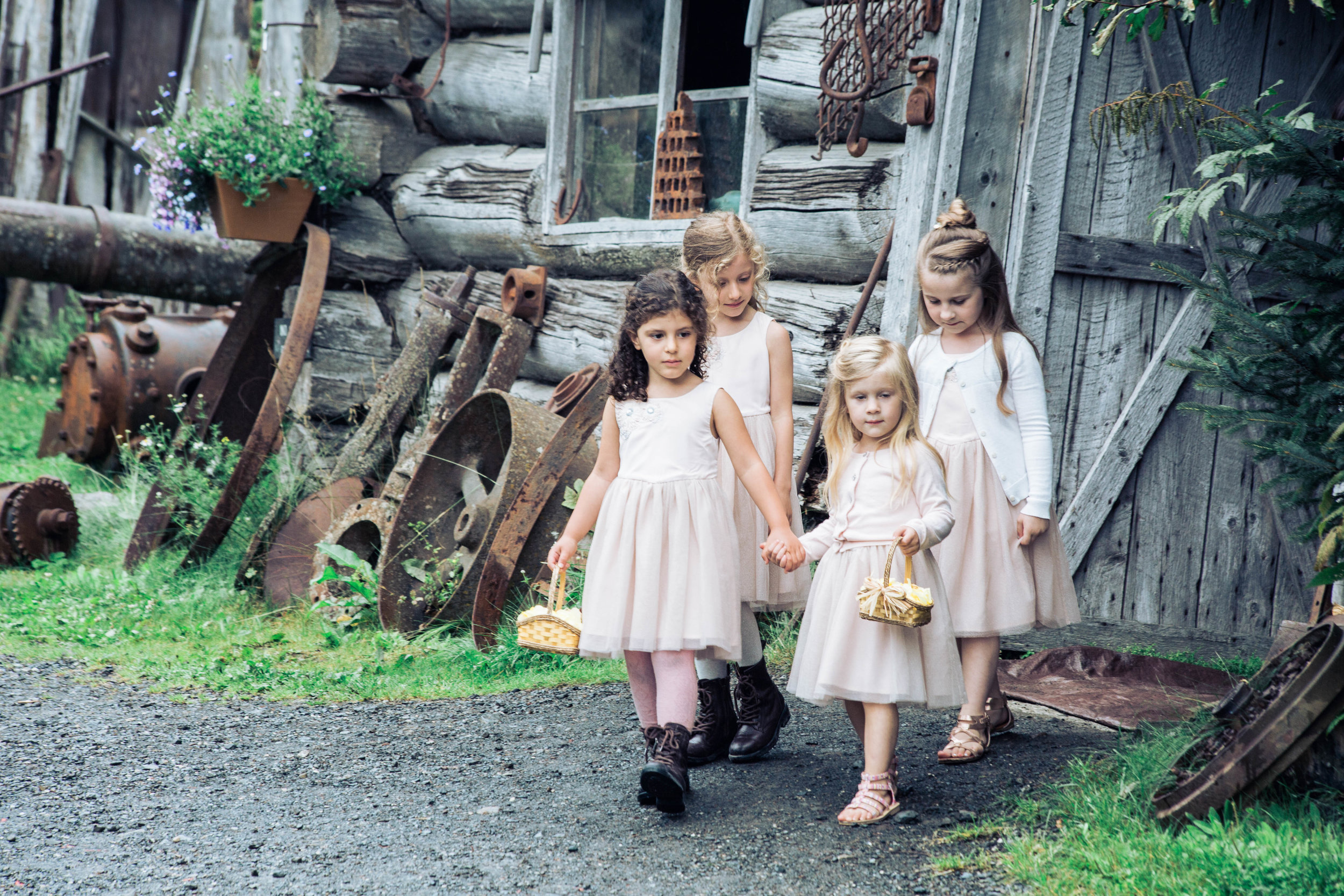 The cutest group of Flower Girls I've ever seen!