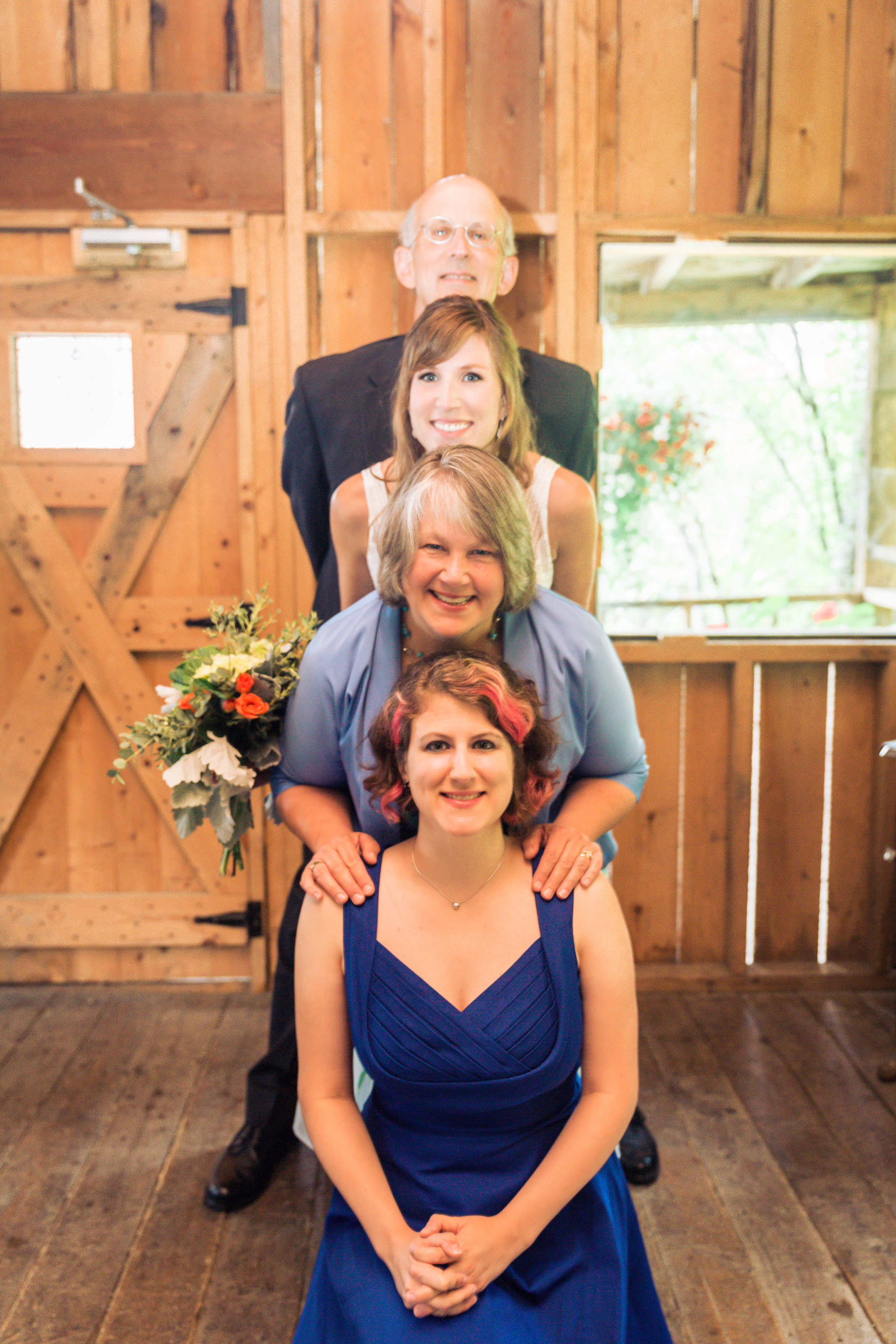 I was told this was a tradition for the Middendorf family, adorably called a "Totem-dorf."