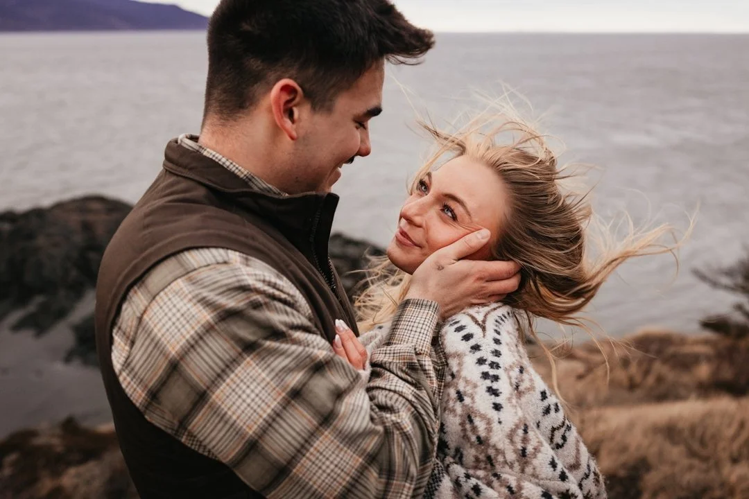 These two win all the points! I am not exaggerating when I say the wind was so wild during our sessions we at first couldn't open our car doors and when you tried to speak, the wind managed to steal the breath right out of you. (More than once I had 