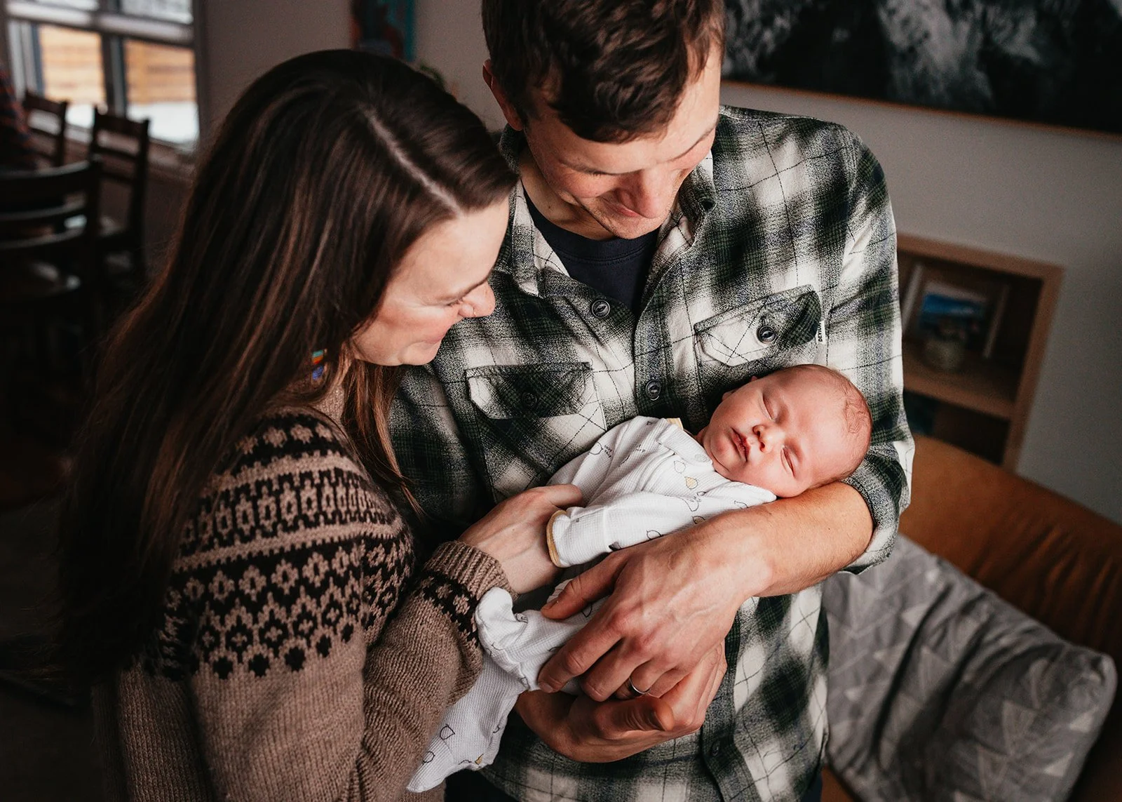 Cozy Anchorage Newborn Photos