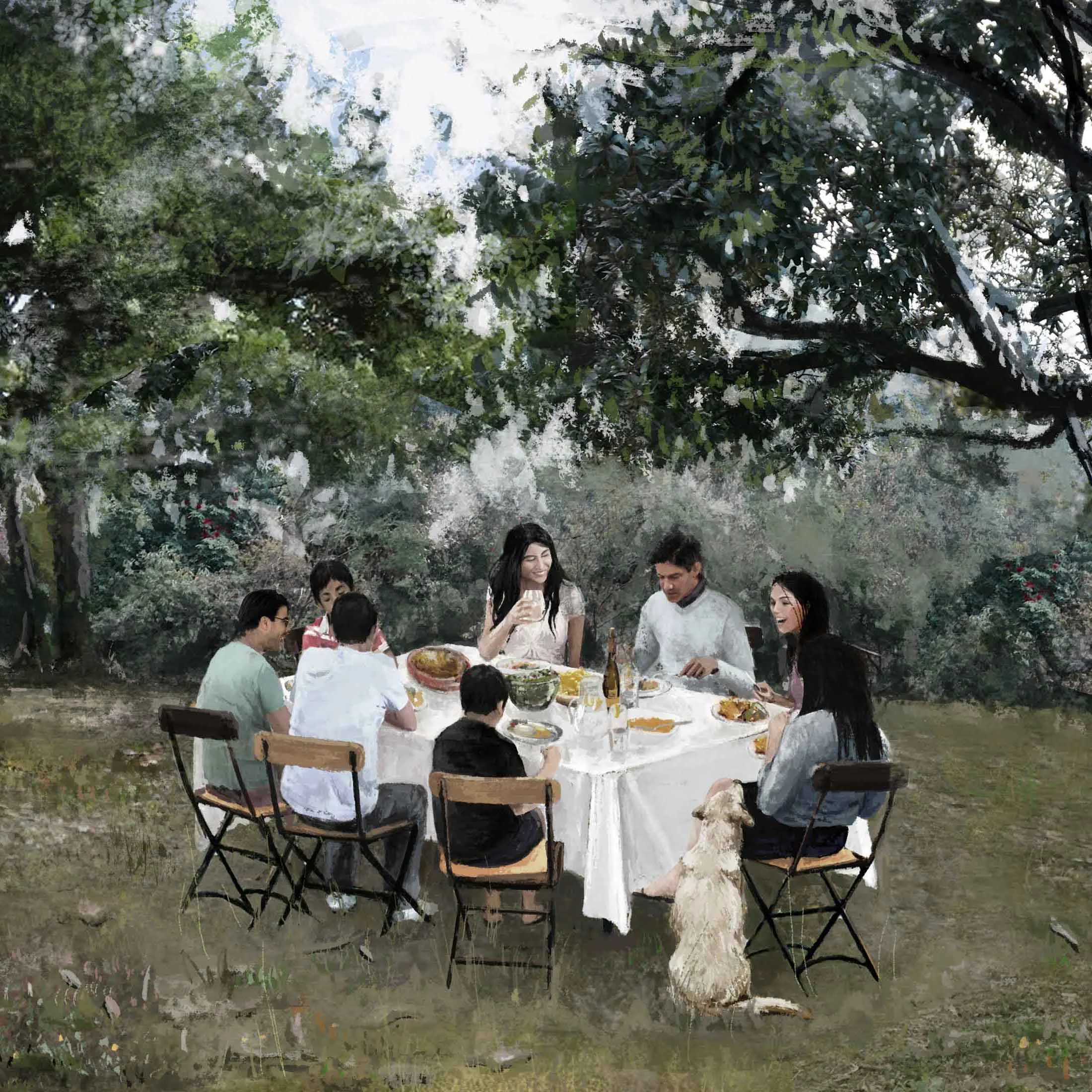 Order up a banquet, have a candle lit dinner in one corner, , a casual brunch or a salad and pasta lunch... ...or just have it set up in the great outdoors, under the kaphal tree
