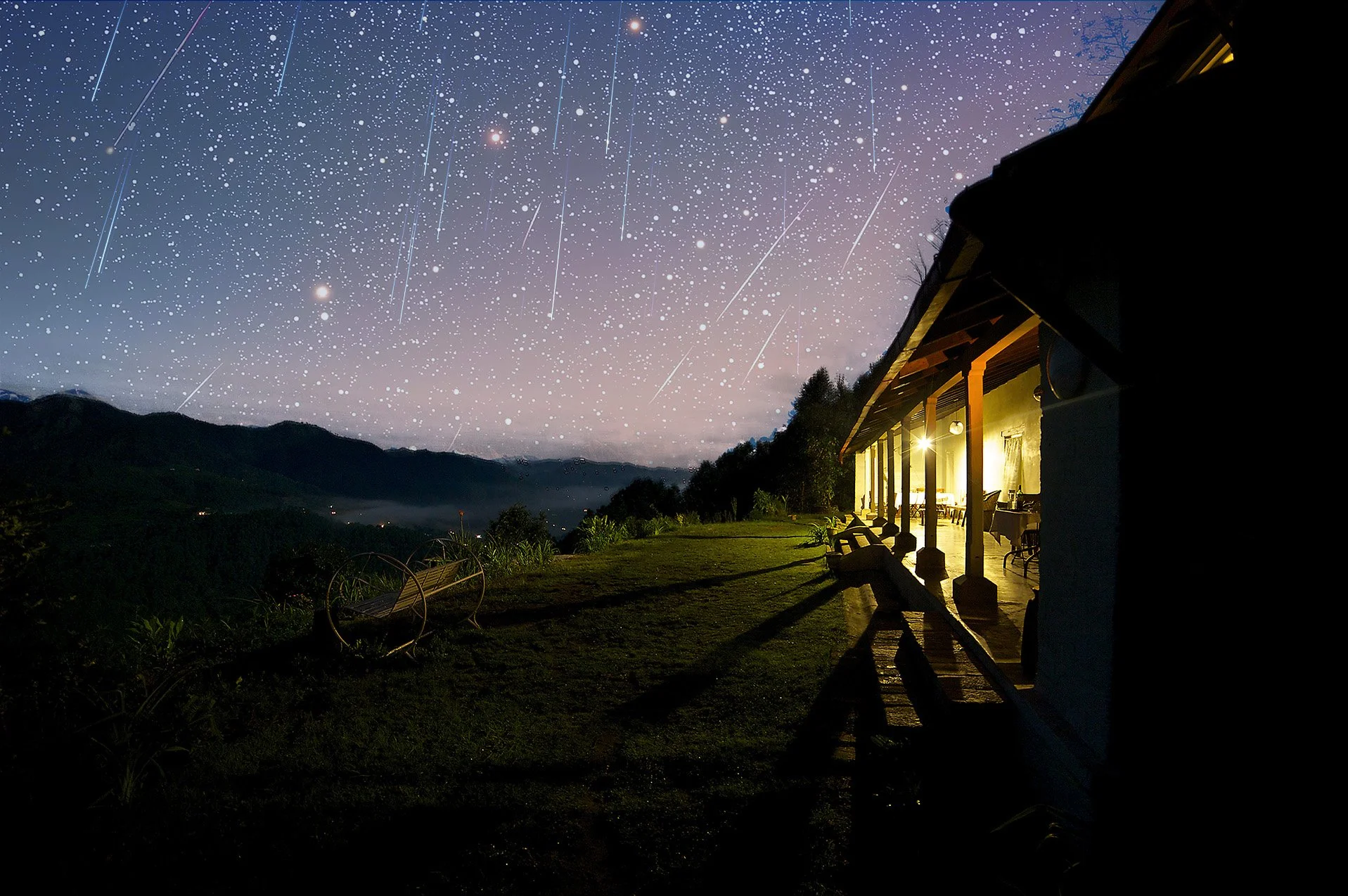Starfall in the Himalayas - The Geminids at Jilling